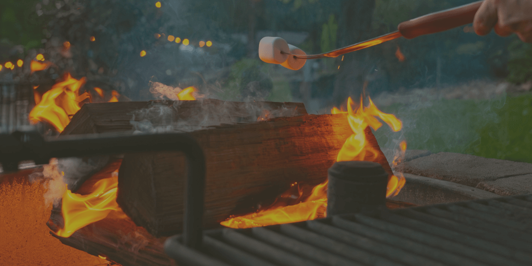 summer campfire